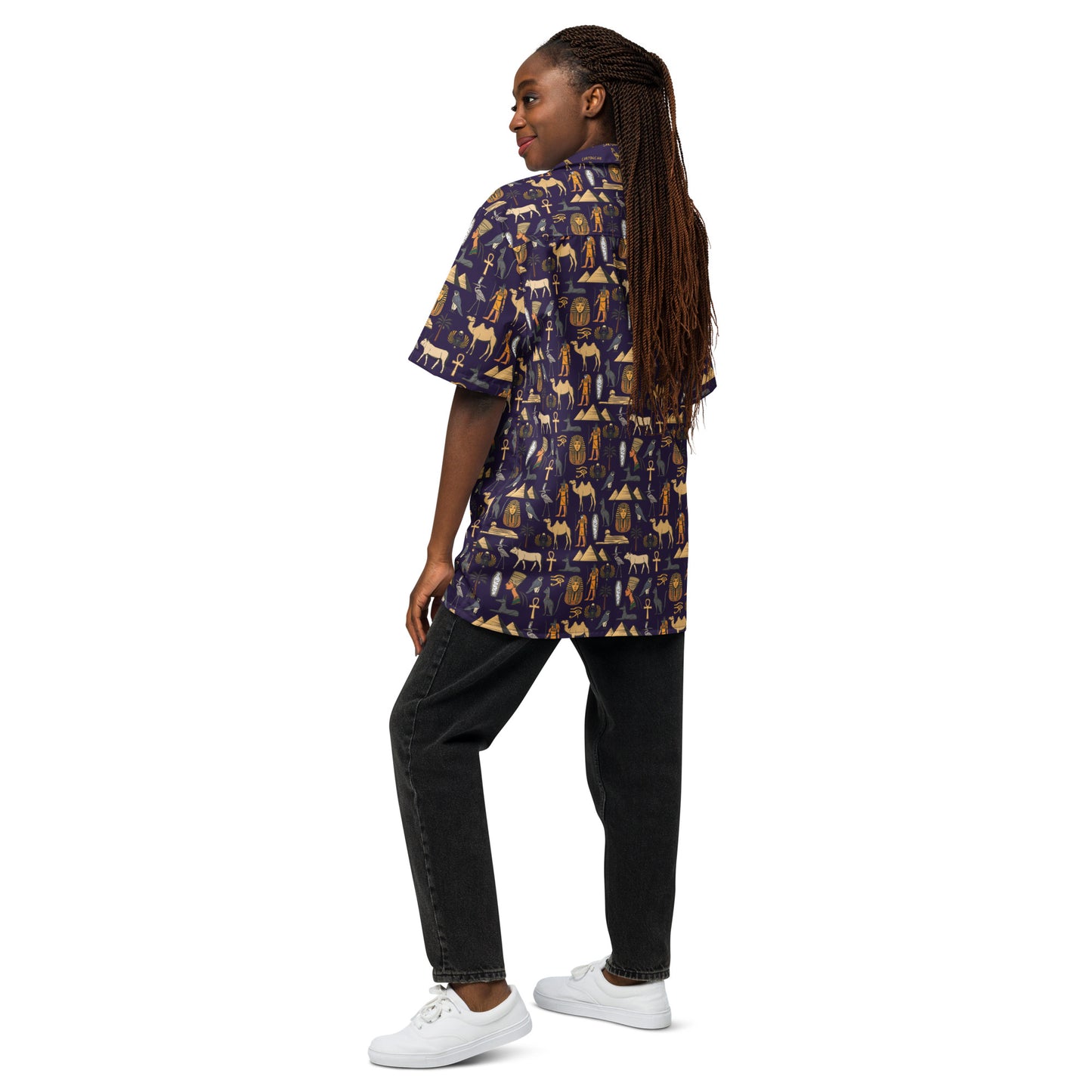 Egyptian Coloured Icons | Vacation Shirt (Navy)