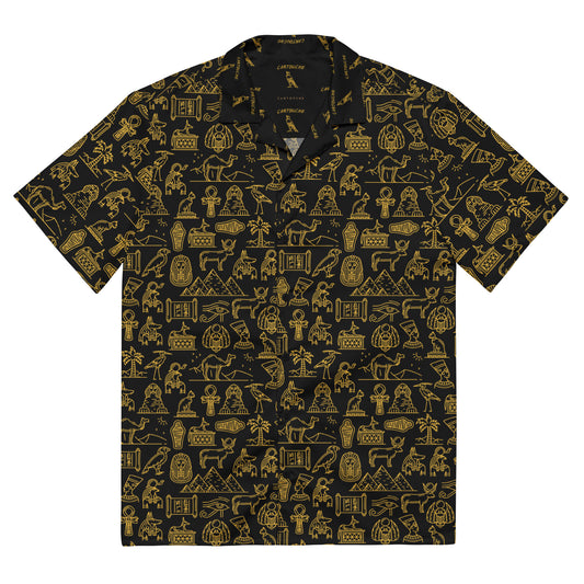 Egyptian Gold Icons | Vacation Shirt (Black)