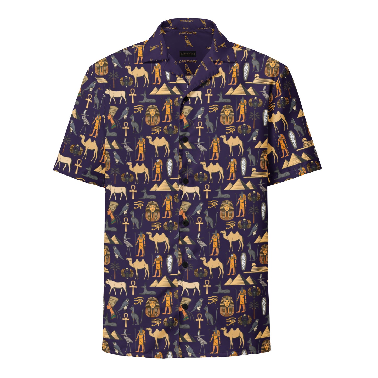 Egyptian Coloured Icons | Vacation Shirt (Navy)