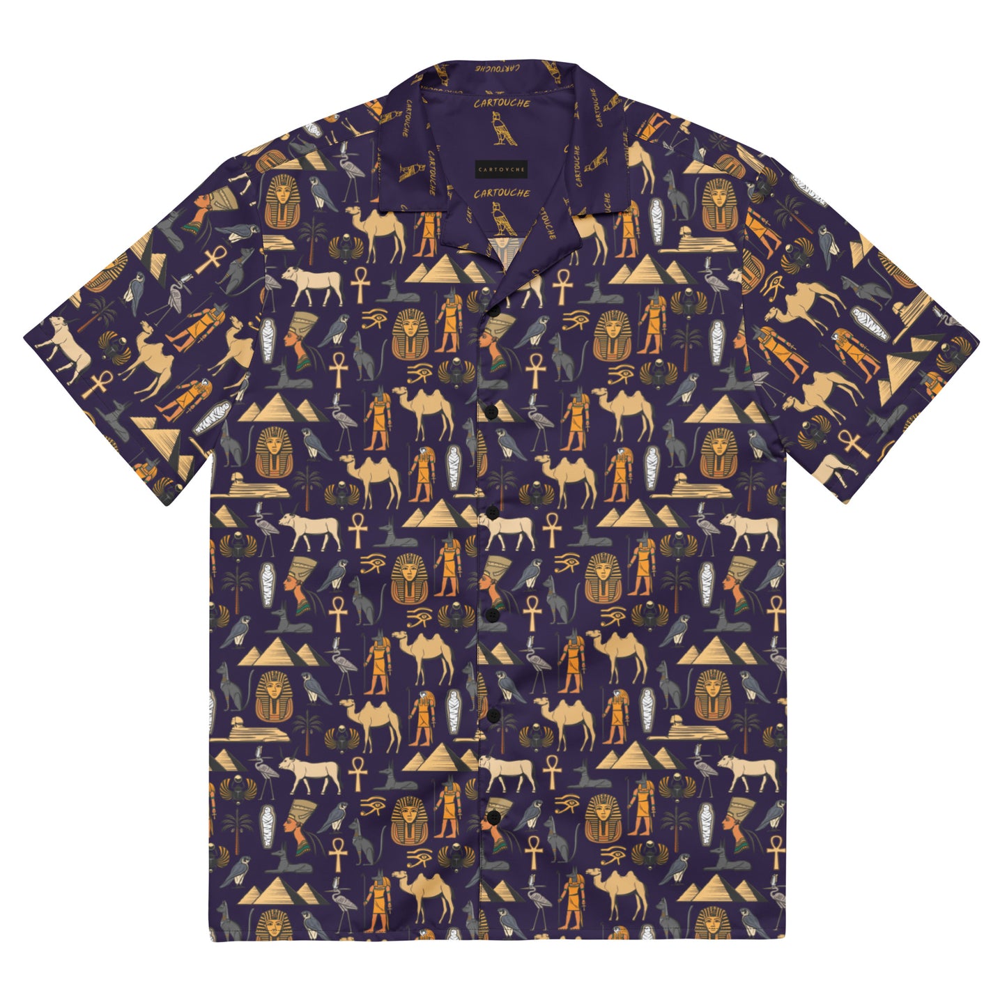 Egyptian Coloured Icons | Vacation Shirt (Navy)