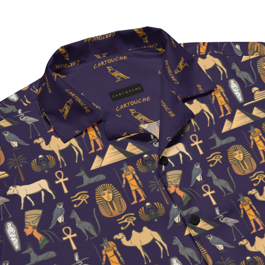 Egyptian Coloured Icons | Vacation Shirt (Navy)