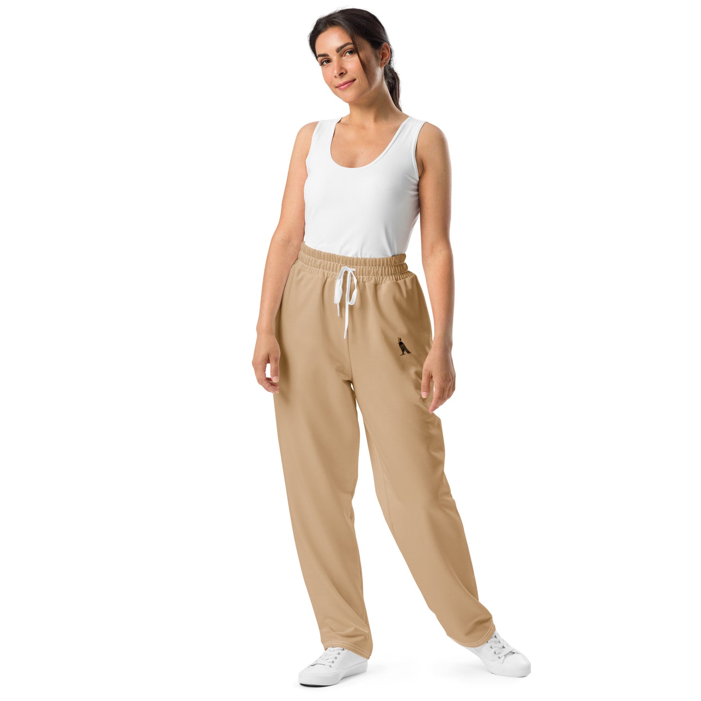 Women's Wide-Leg Joggers | Sheepskin Beige