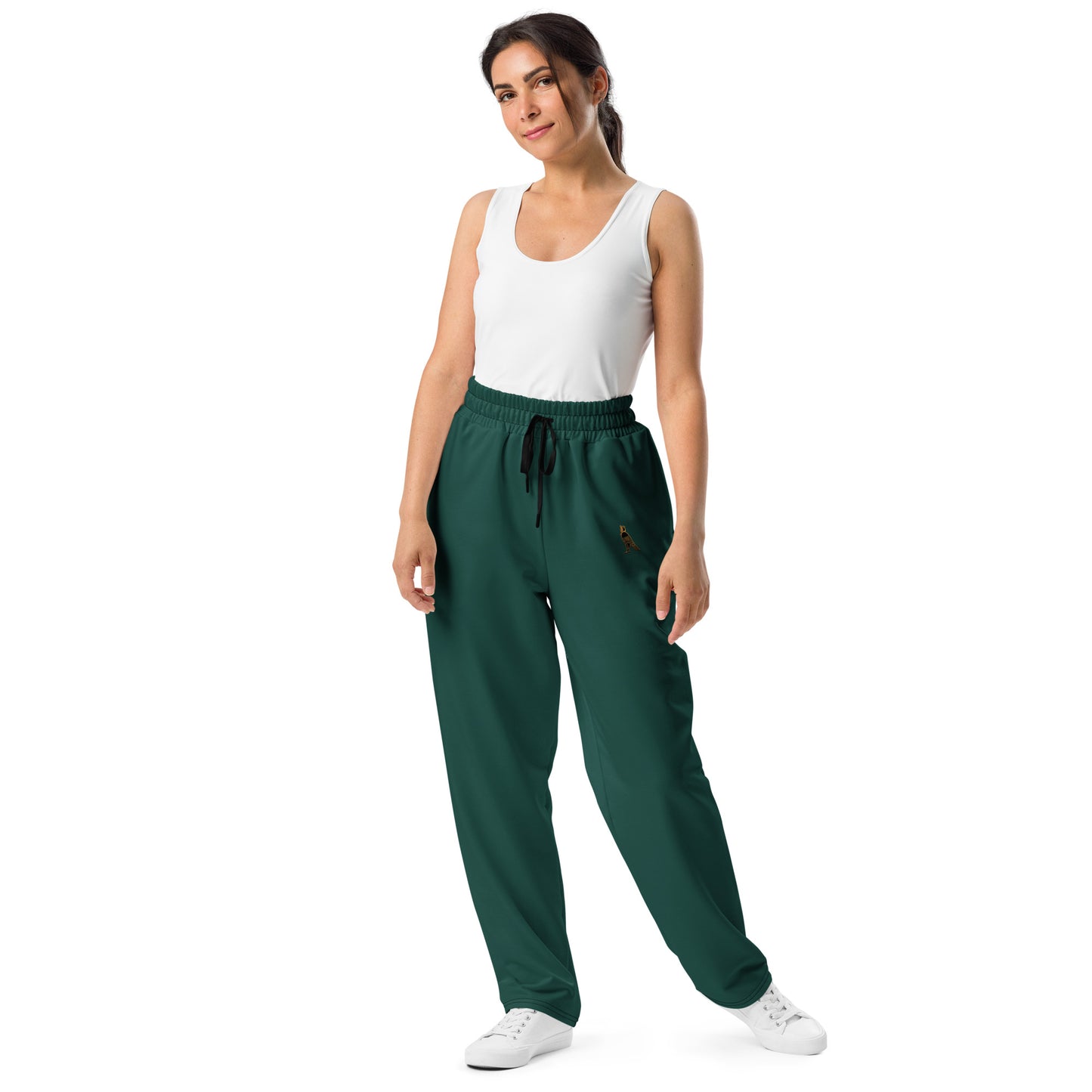 Women's Wide-Leg Joggers | Rainforest Green