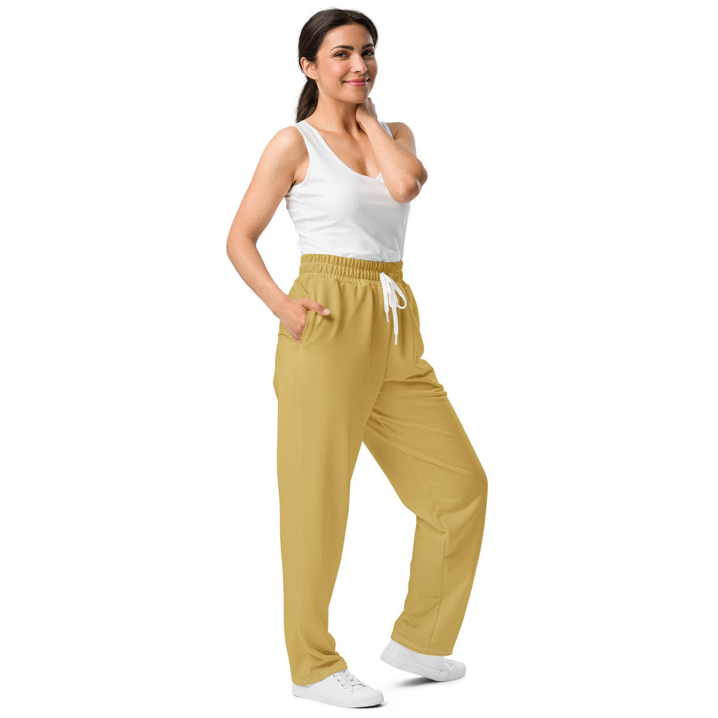 Women's Wide-Leg Joggers | Misted Yellow