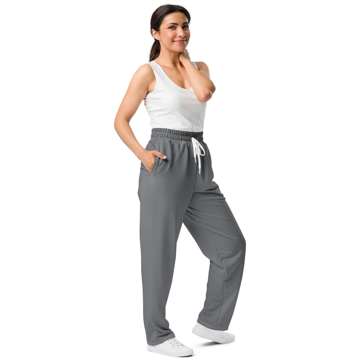 Women's Wide-Leg Joggers | Storm Front Grey