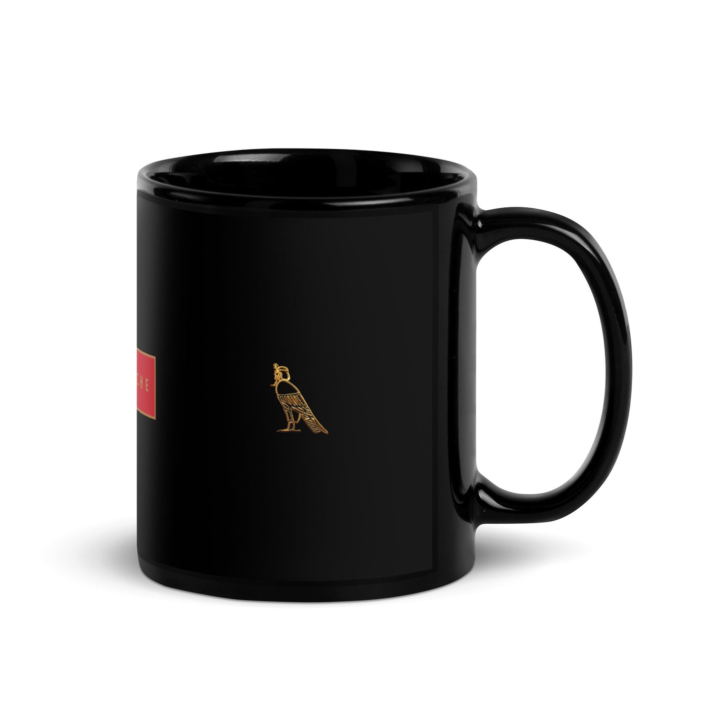 Cartouche Black Ceramic Glossy Mug - 3 Logos | 15oz or 11oz