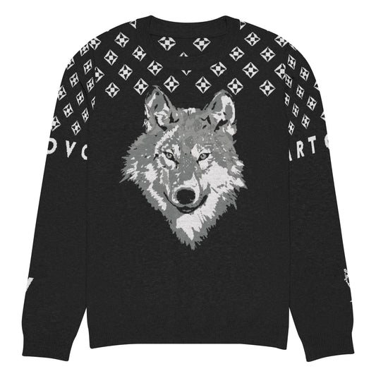 Women's Knitted Crew Neck Sweater | The Wolf