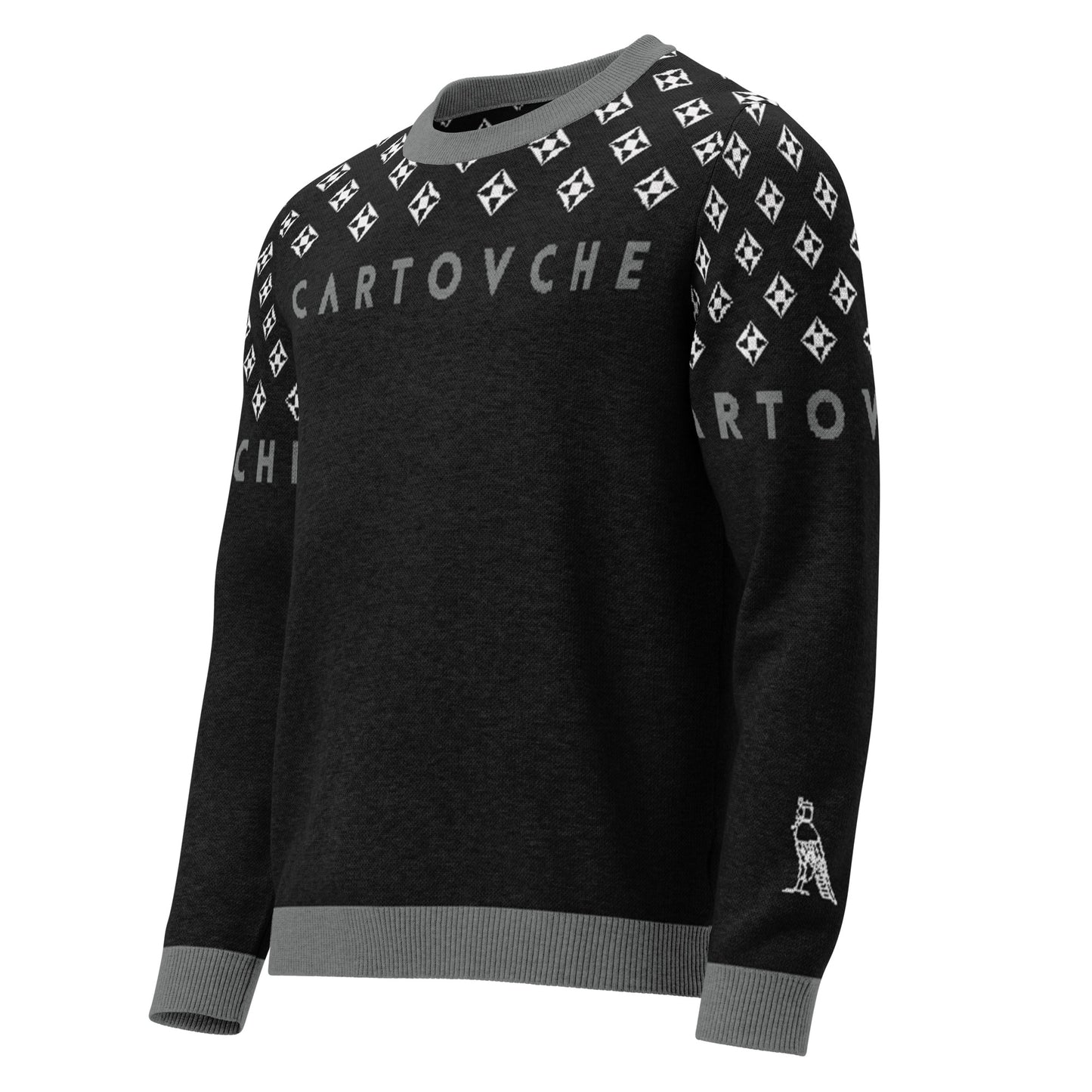 Women's Knitted Crew Neck Sweater | Cartouche