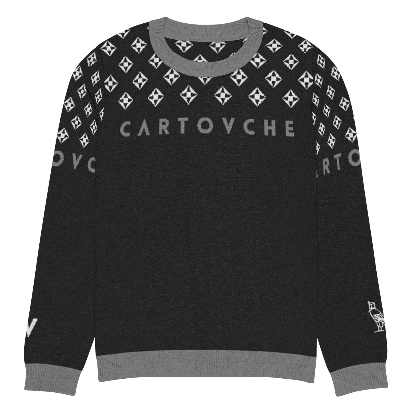 Women's Knitted Crew Neck Sweater | Cartouche