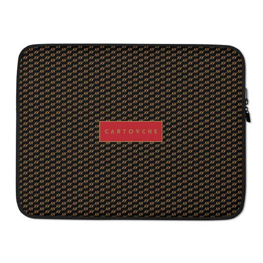 Cartouche Laptop Sleeve - 'AV' Pattern Red Label | 13" or 15"