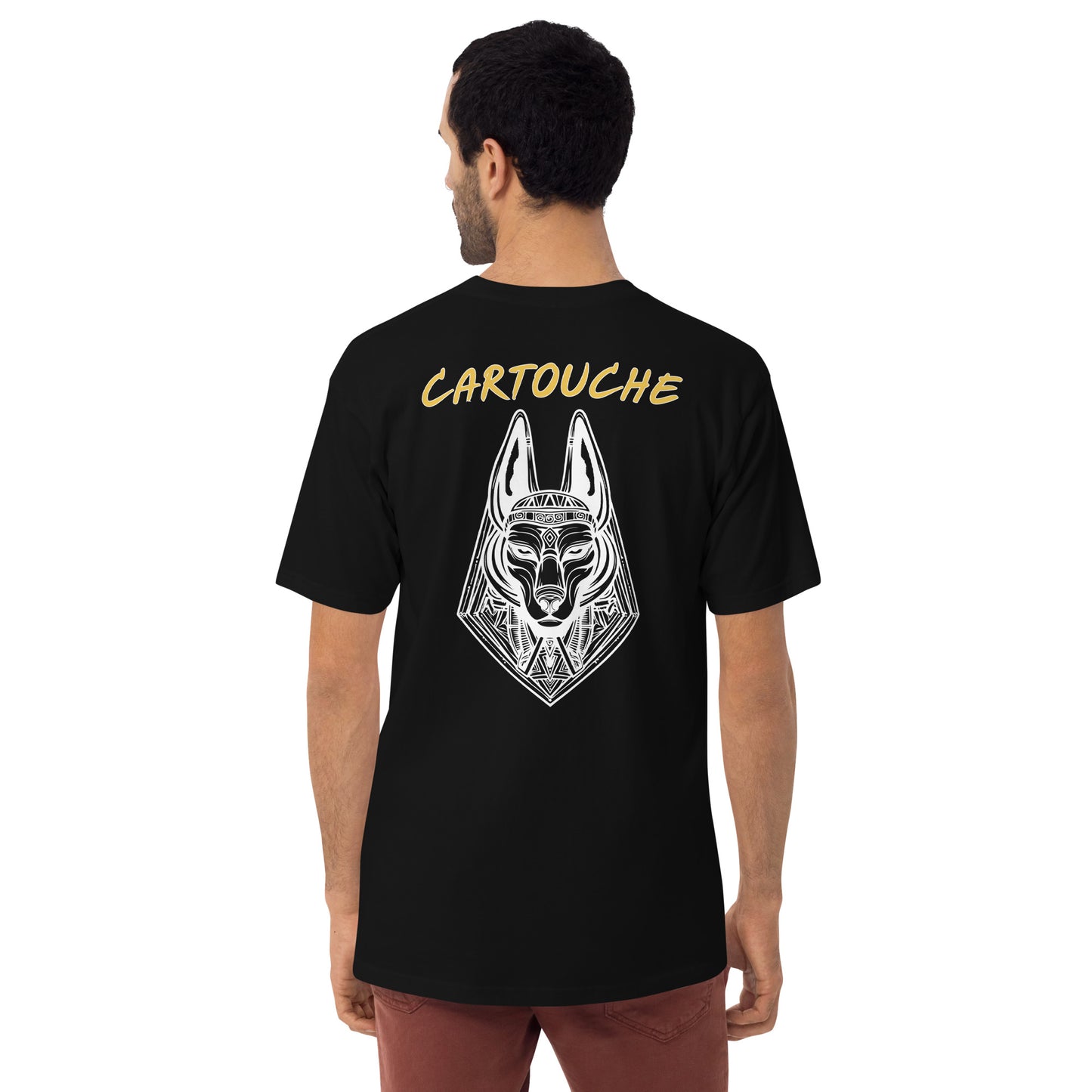 Egyptian Anubis God | Men’s Heavyweight Cotton Tee