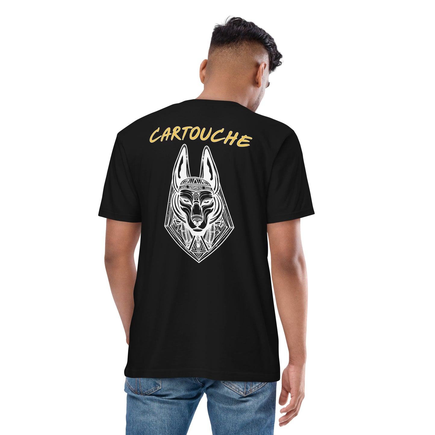 Egyptian Anubis God | Men’s Heavyweight Cotton Tee