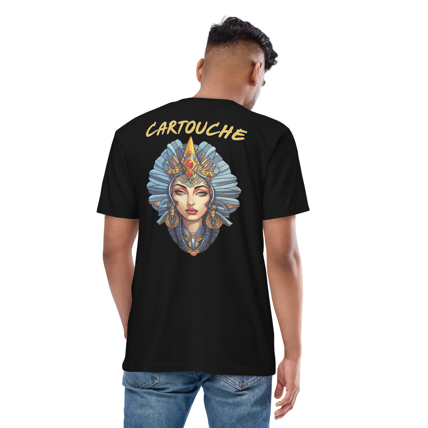 Egyptian Goddess Neith | Men’s Heavyweight Cotton Tee