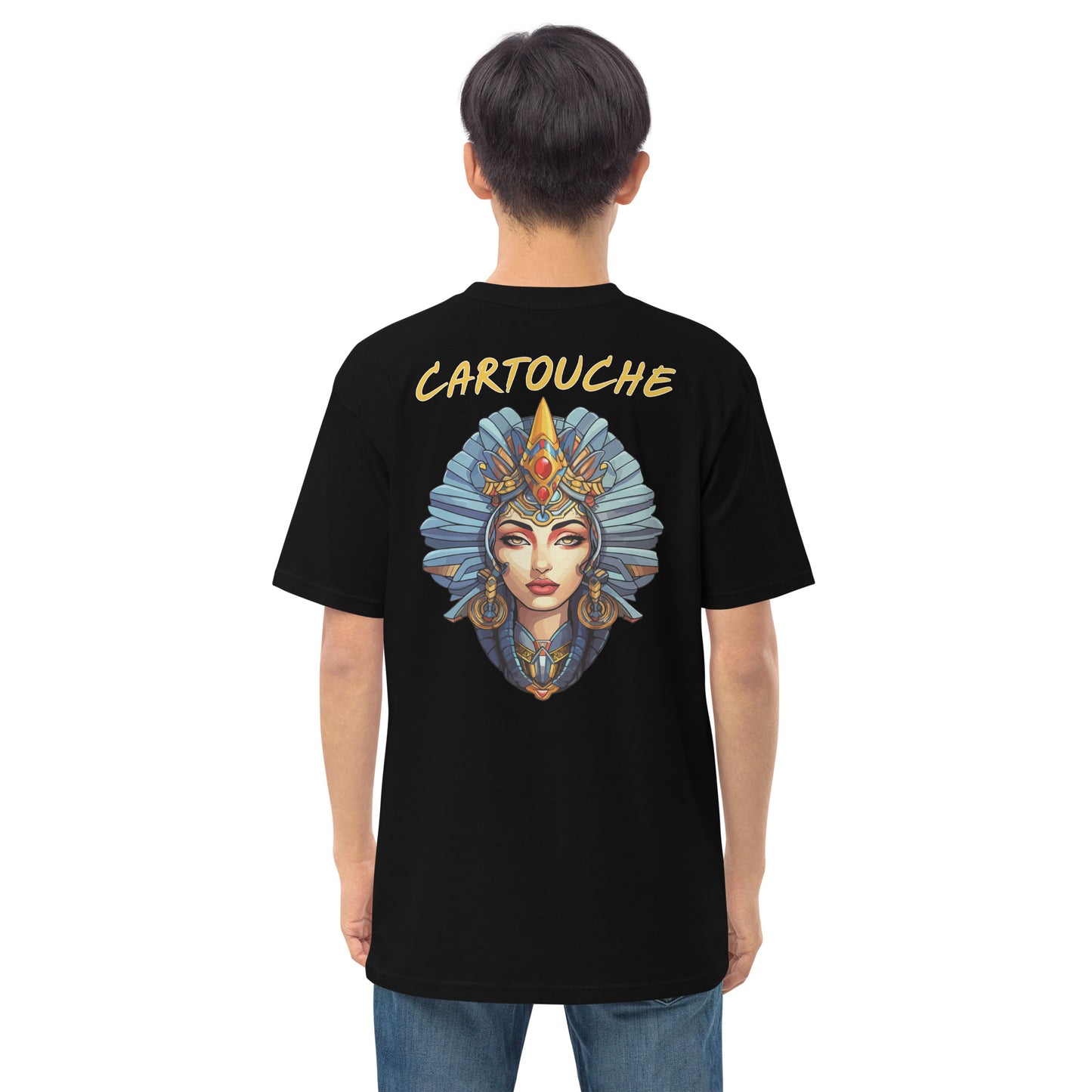 Egyptian Goddess Neith | Men’s Heavyweight Cotton Tee