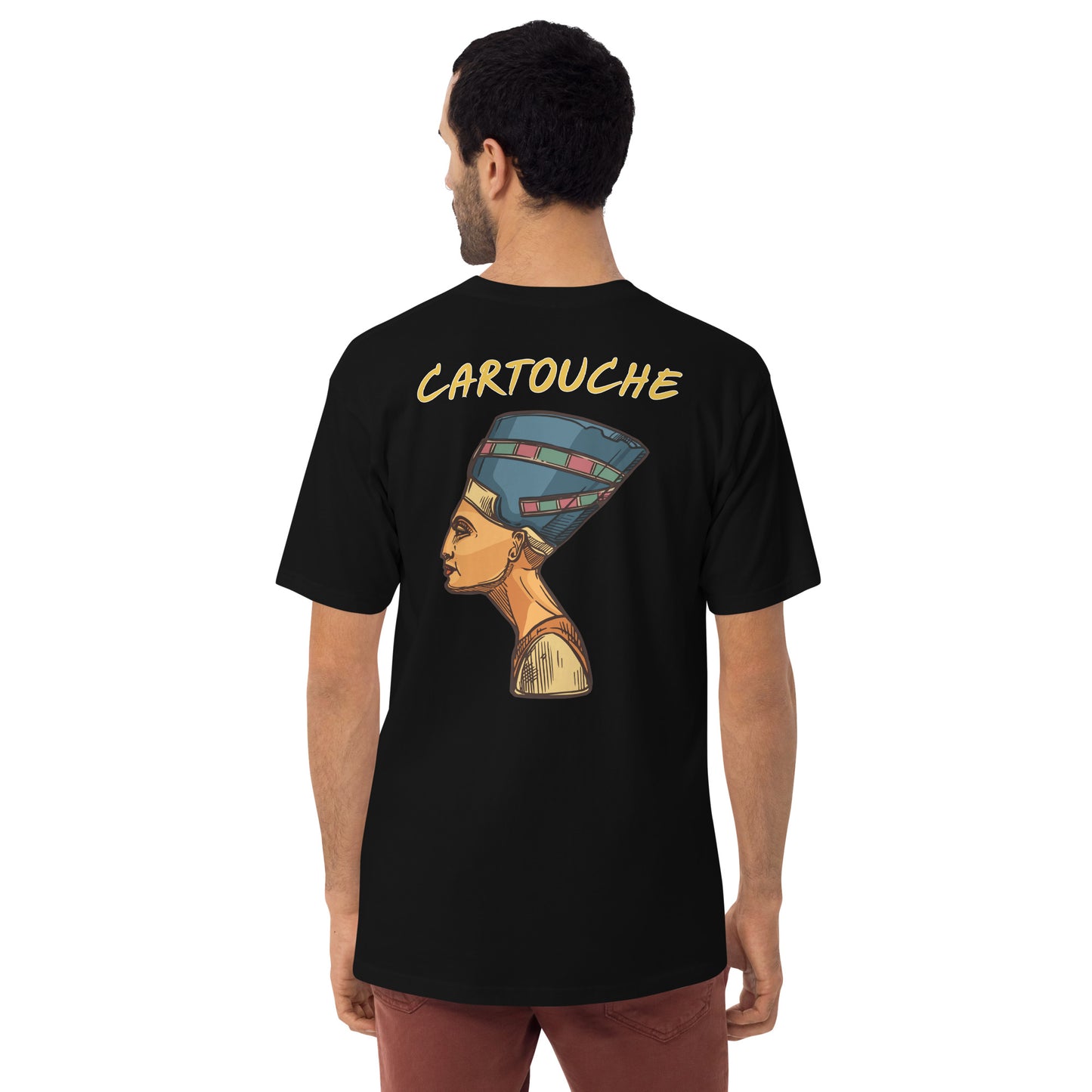 Egyptian Queen Nefertiti (Profile) | Men’s Heavyweight Cotton Tee