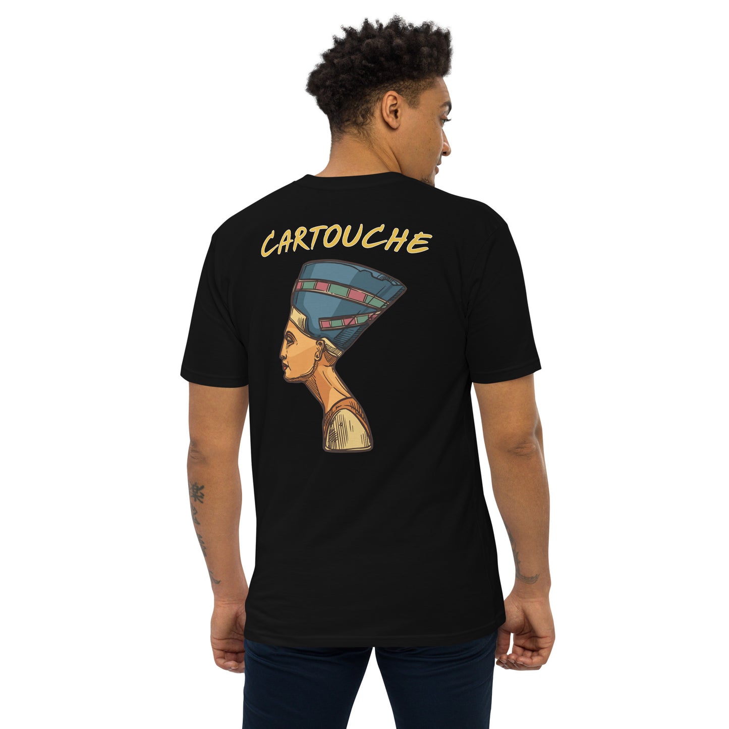 Egyptian Queen Nefertiti (Profile) | Men’s Heavyweight Cotton Tee