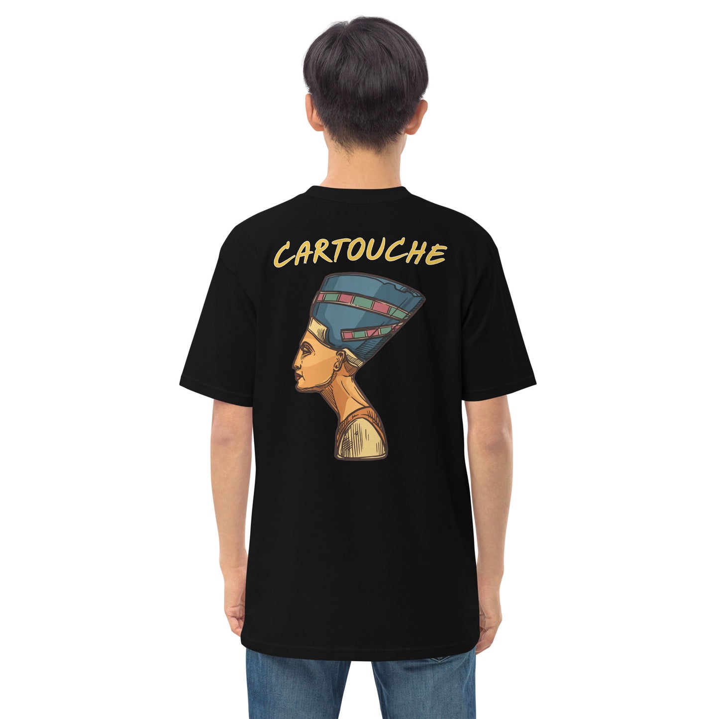 Egyptian Queen Nefertiti (Profile) | Men’s Heavyweight Cotton Tee