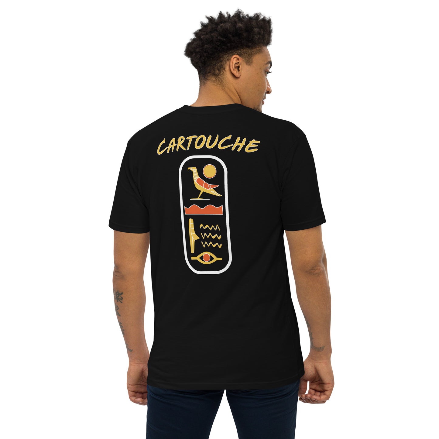 Cartouche Tablet - 2 | Men’s Heavyweight Cotton Tee