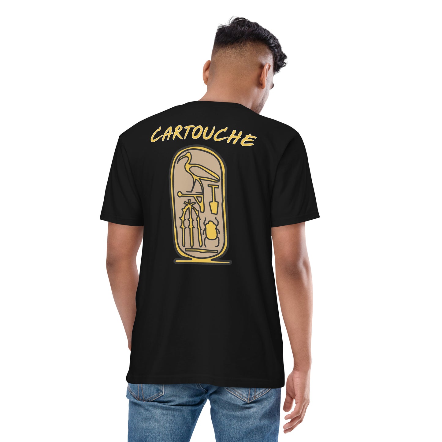 Cartouche Tablet - 3 | Men’s Heavyweight Cotton Tee