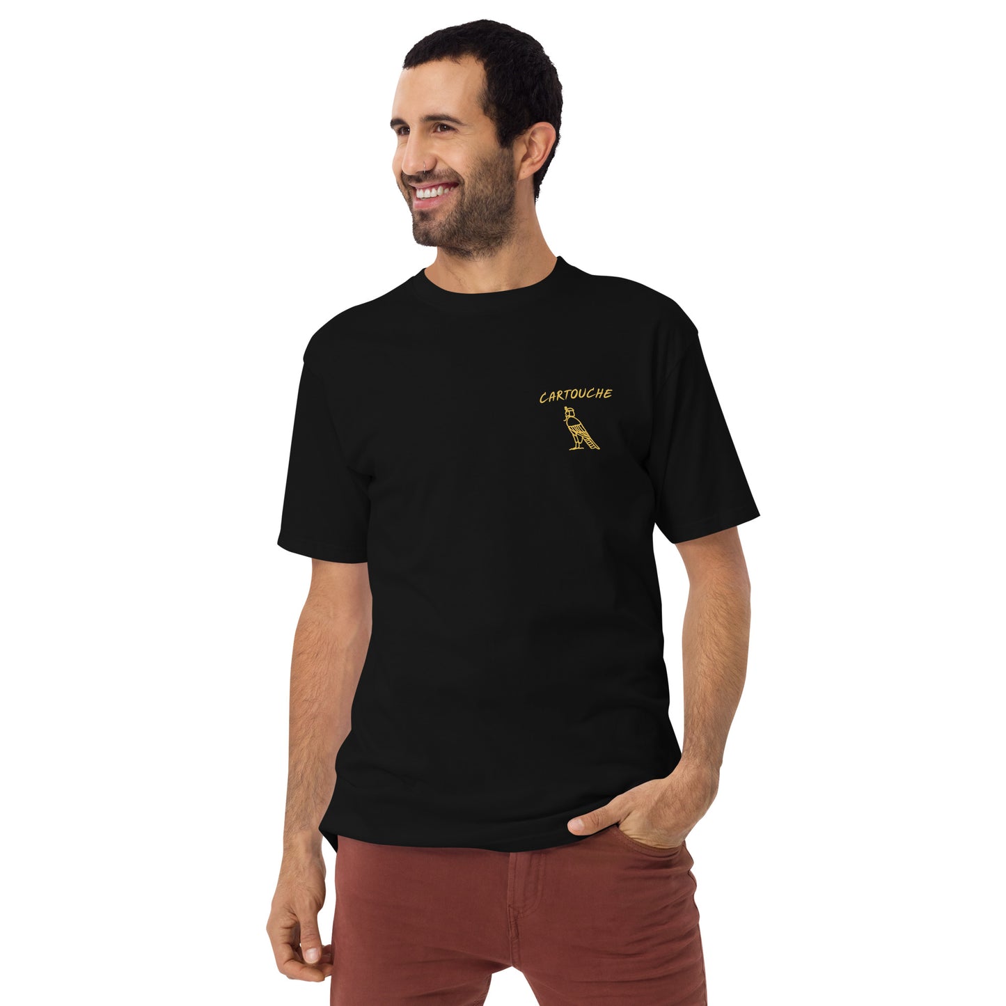 Egyptian Anubis God | Men’s Heavyweight Cotton Tee