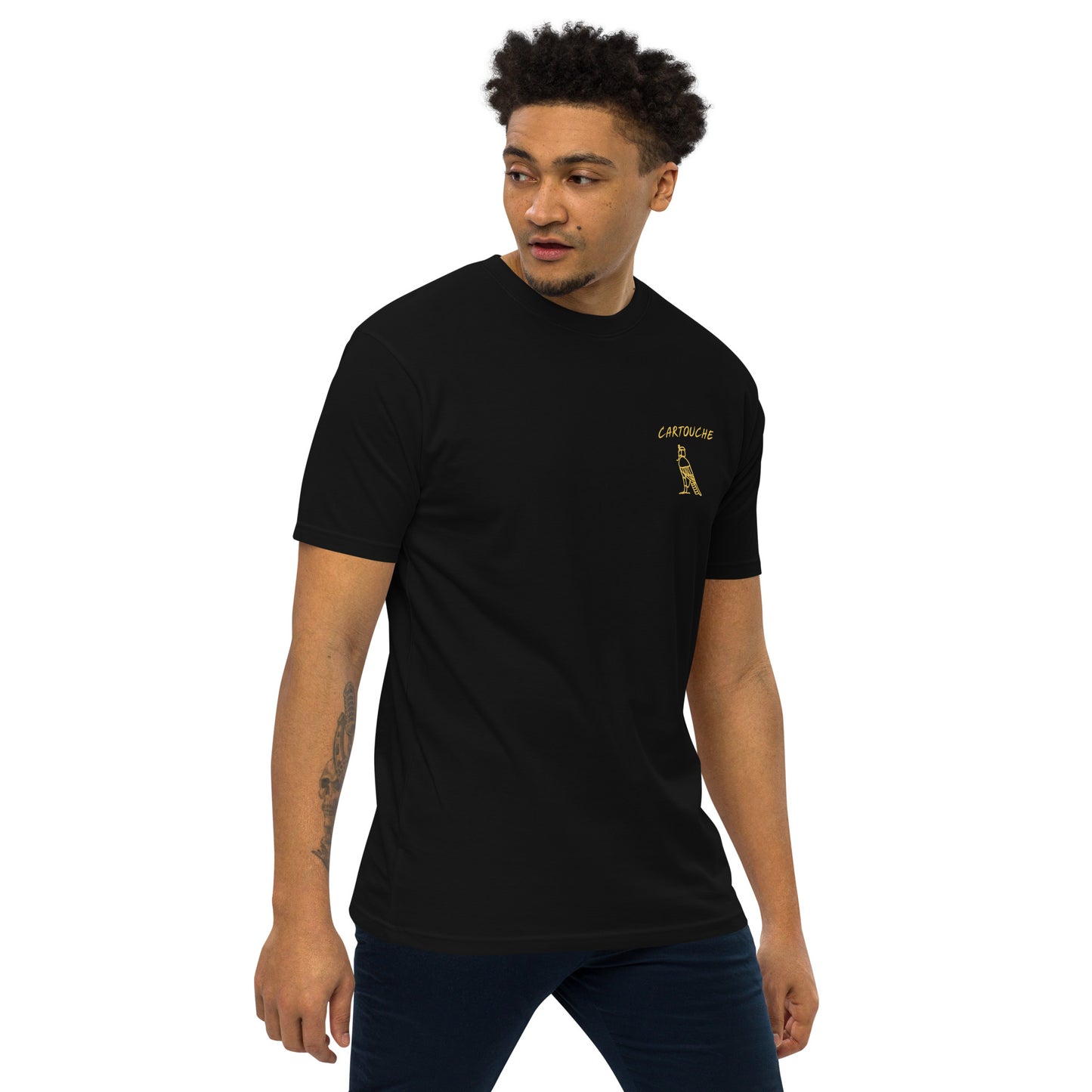 Egyptian Goddess Neith | Men’s Heavyweight Cotton Tee