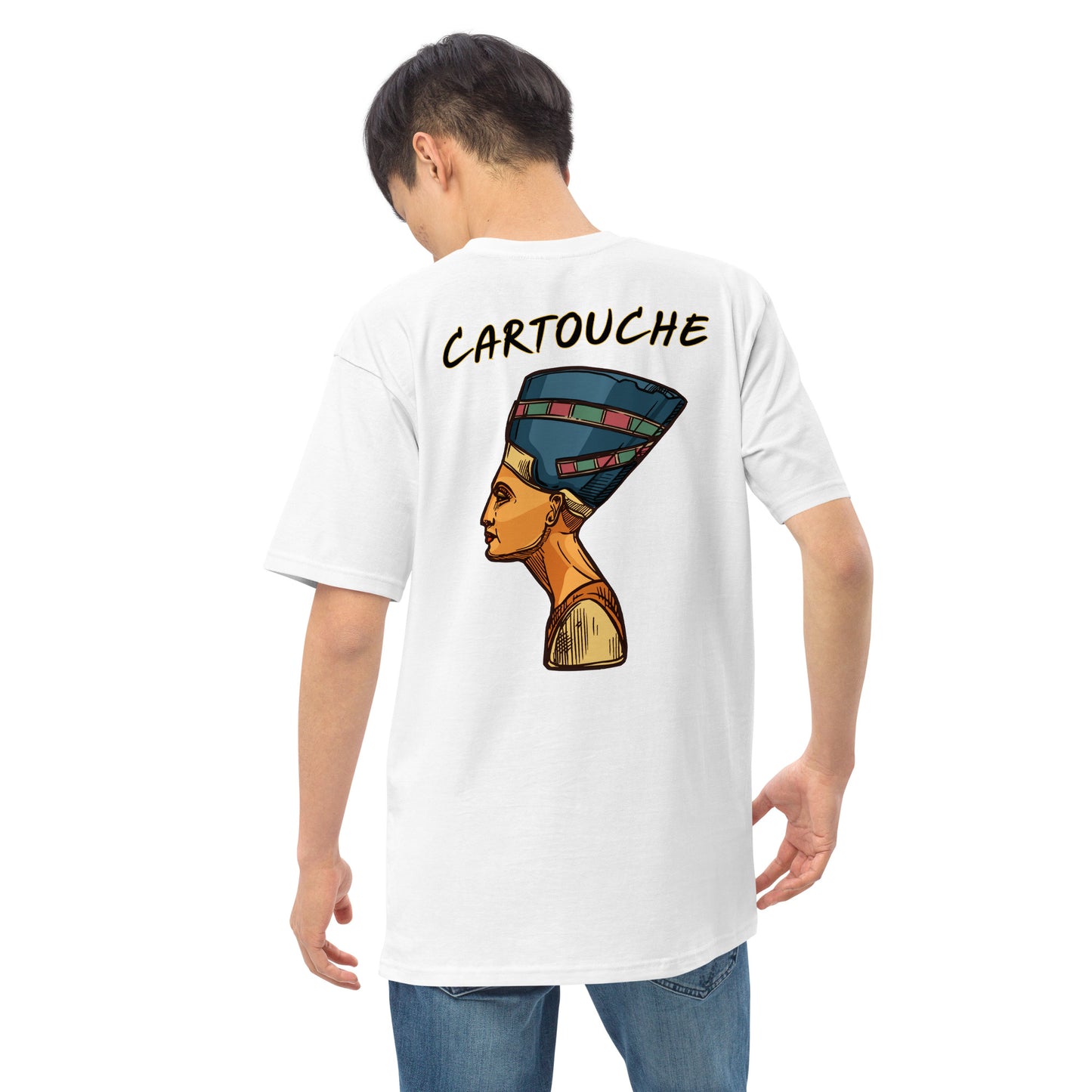 Egyptian Queen Nefertiti (Profile) | Men’s Heavyweight Cotton Tee