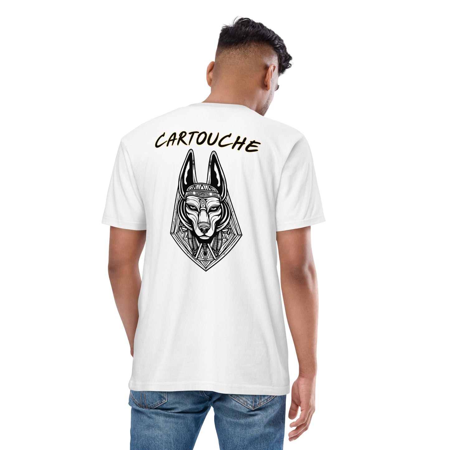 Egyptian Anubis God | Men’s Heavyweight Cotton Tee