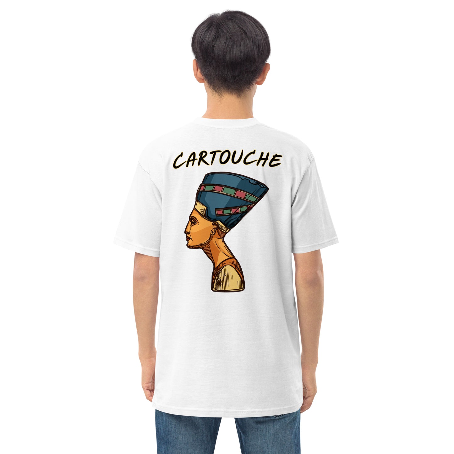 Egyptian Queen Nefertiti (Profile) | Men’s Heavyweight Cotton Tee