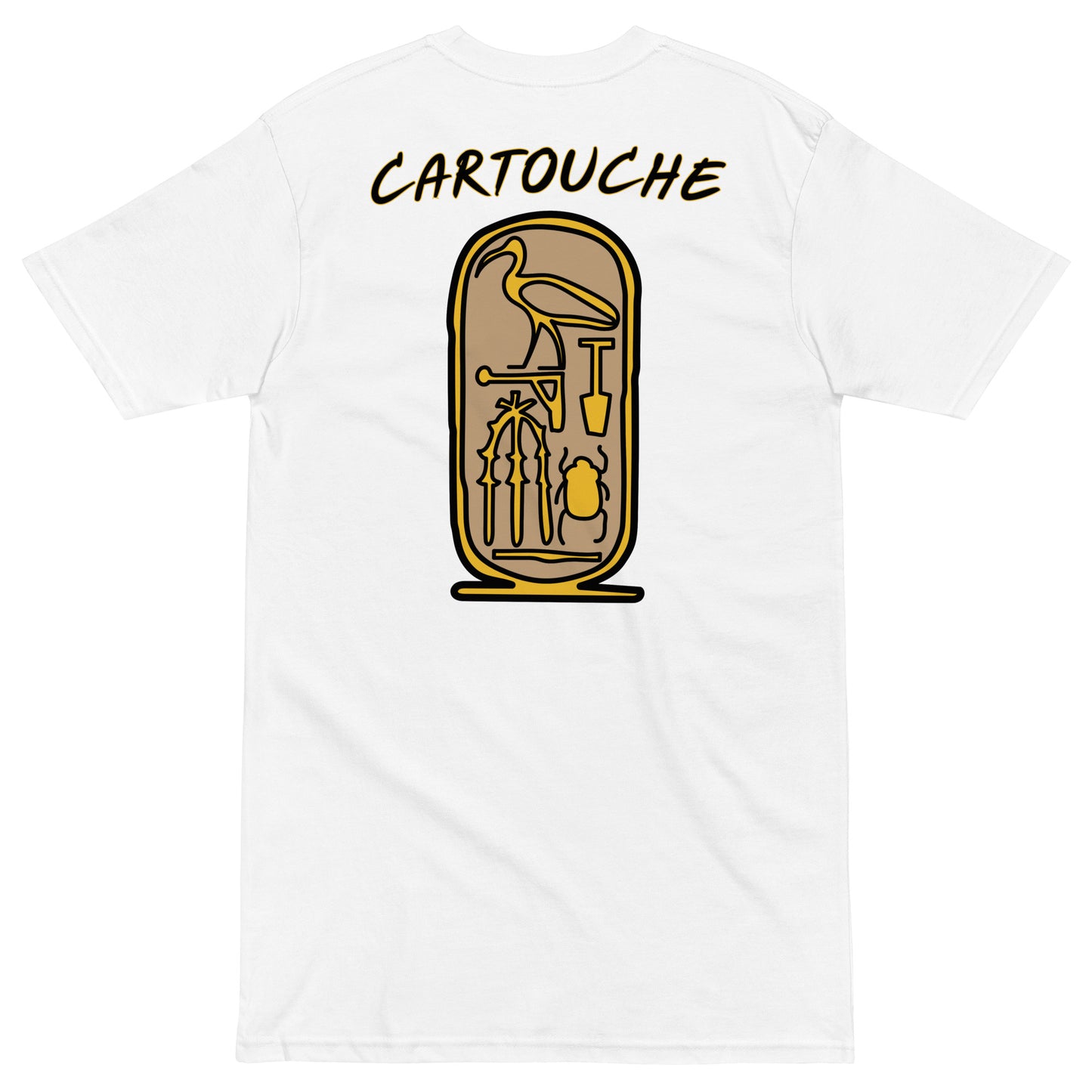 Cartouche Tablet - 3 | Men’s Heavyweight Cotton Tee