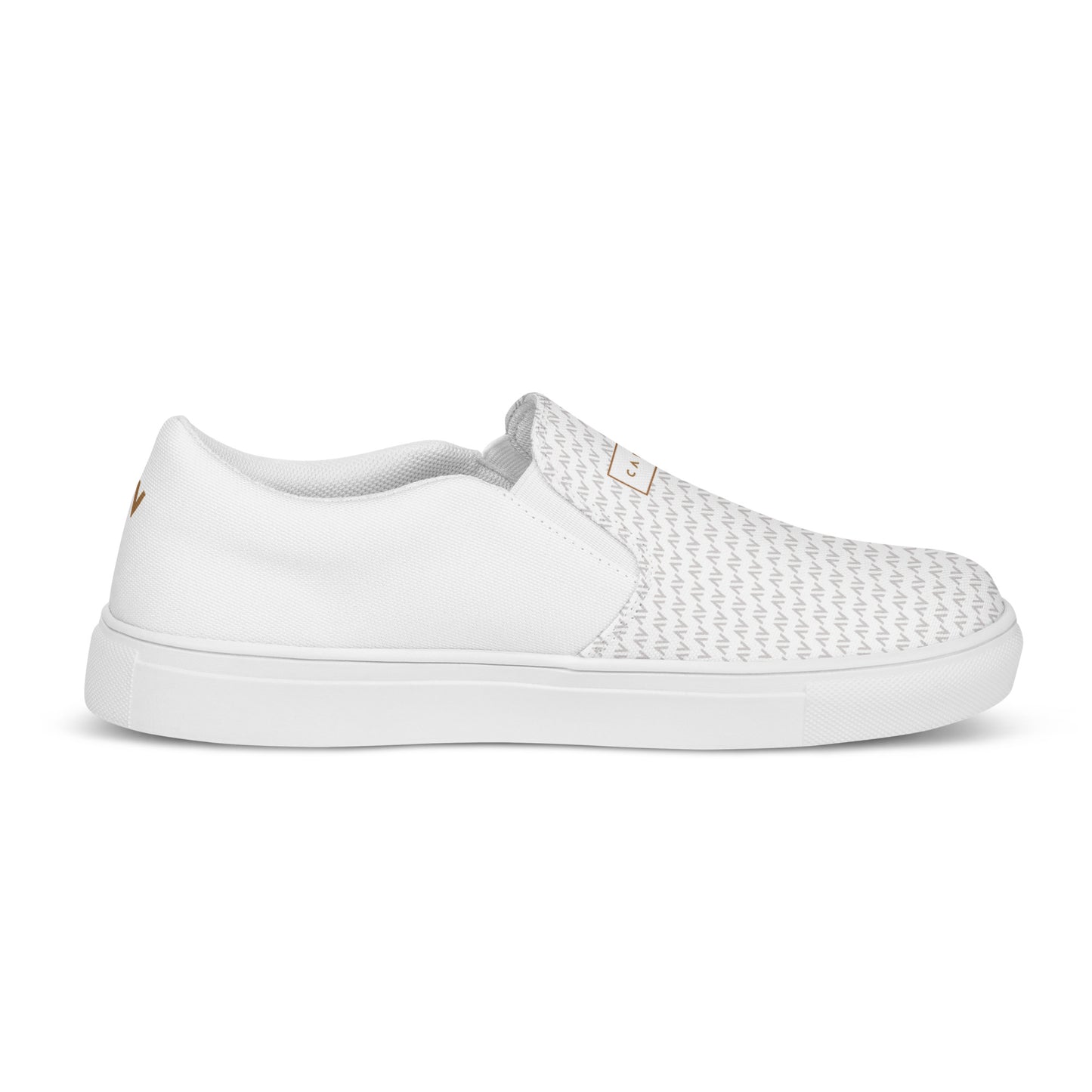 Men’s Slip-On Canvas Shoes | 'Cartouche Ramesses' (White)