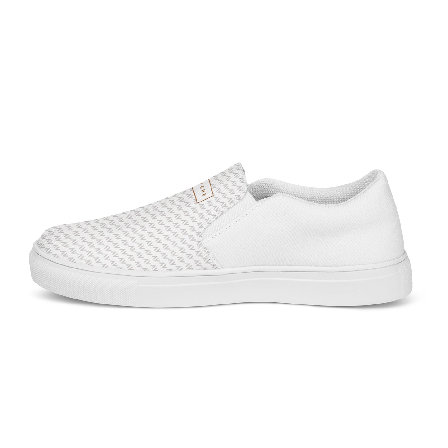 Men’s Slip-On Canvas Shoes | 'Cartouche Ramesses' (White)