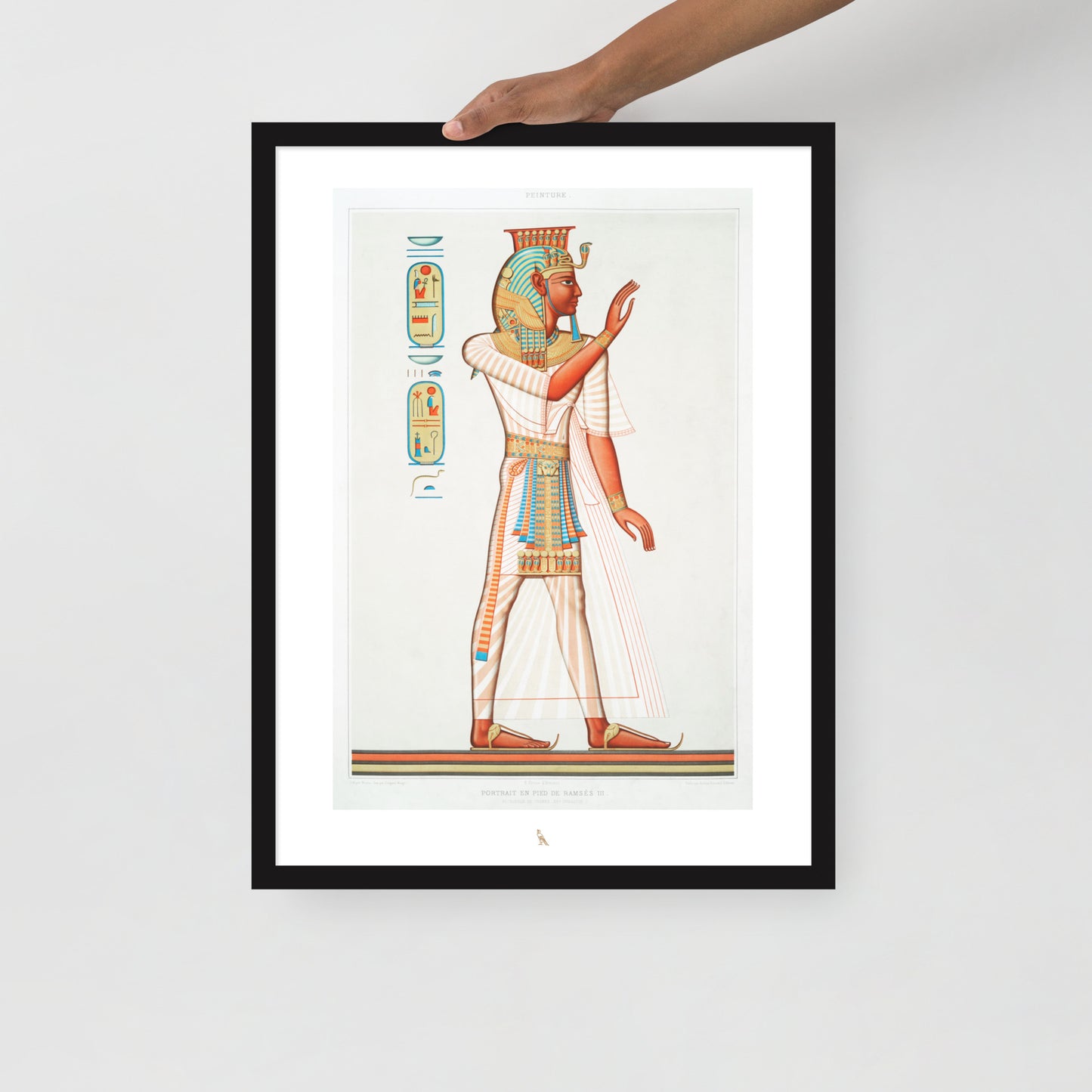 'Ramesses III' | 18" x 24" Wood Framed Poster