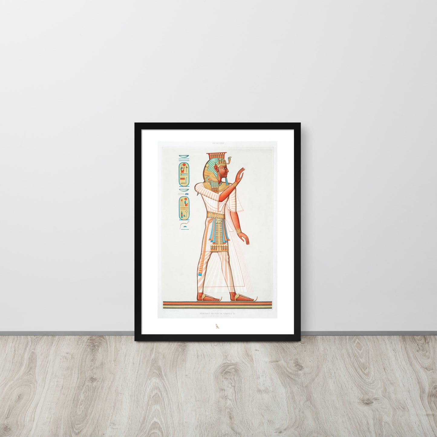 'Ramesses III' | 18" x 24" Wood Framed Poster