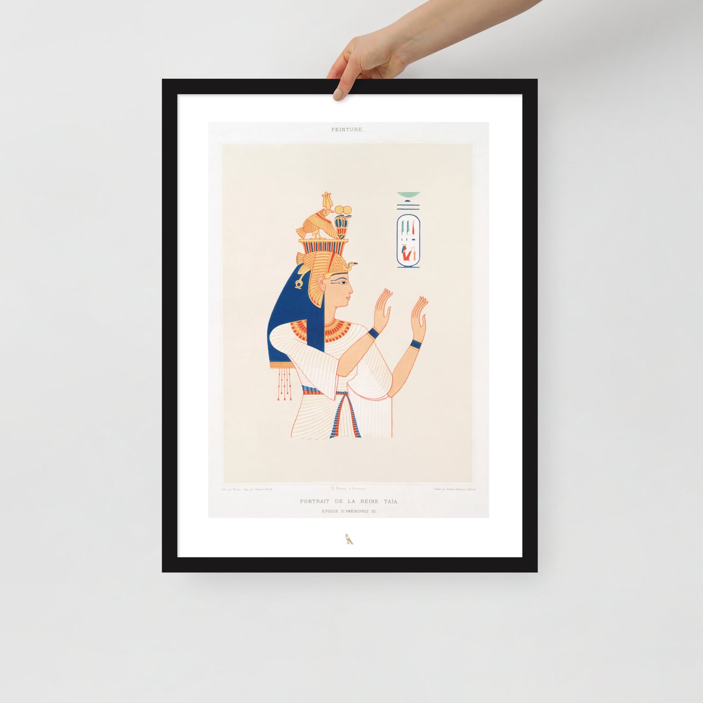 'Queen Taia - Wife of Amenophis III' | 18" x 24" Wood Framed Poster