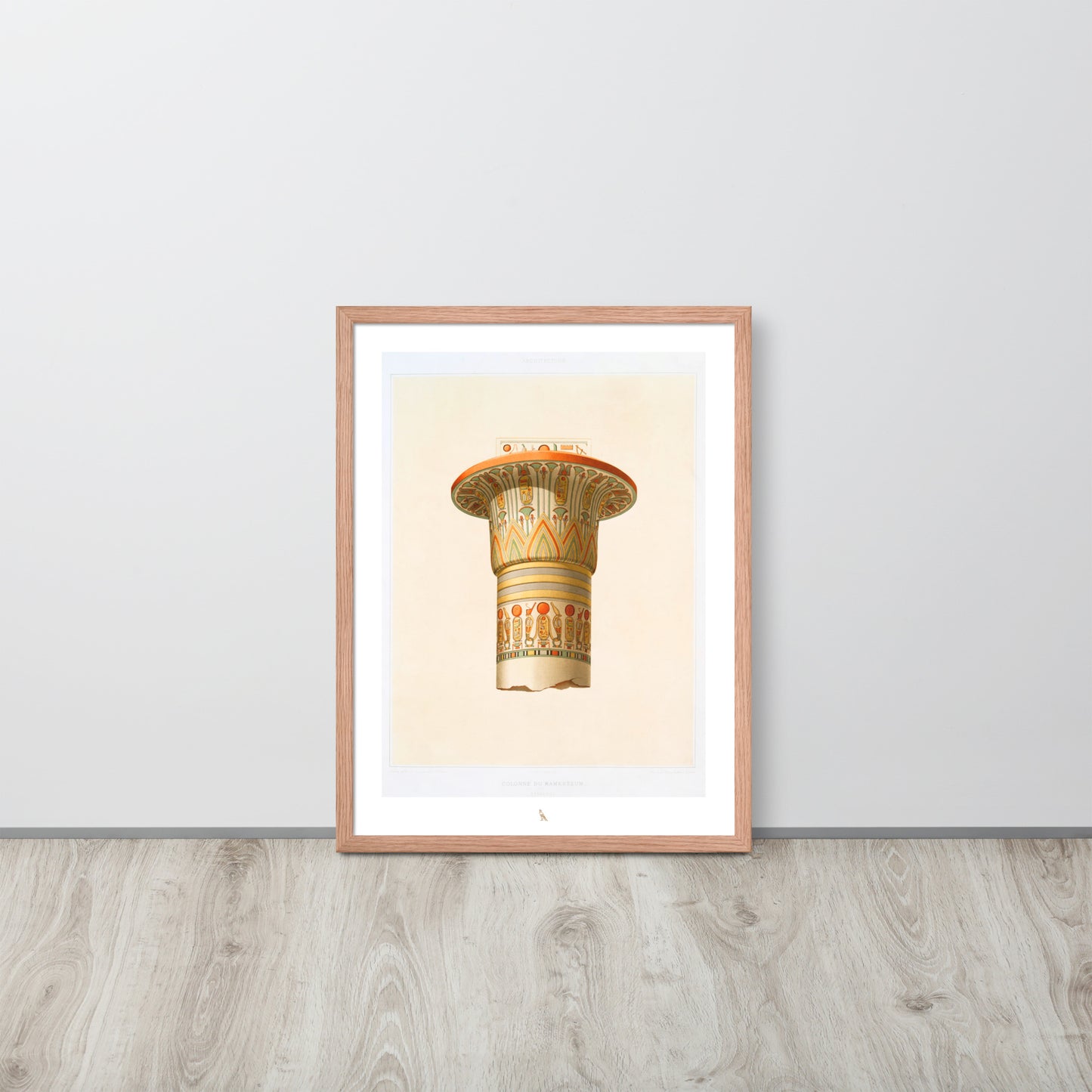 Column of Ramesseum (Thebes) | 18" x 24" Wood Framed Poster