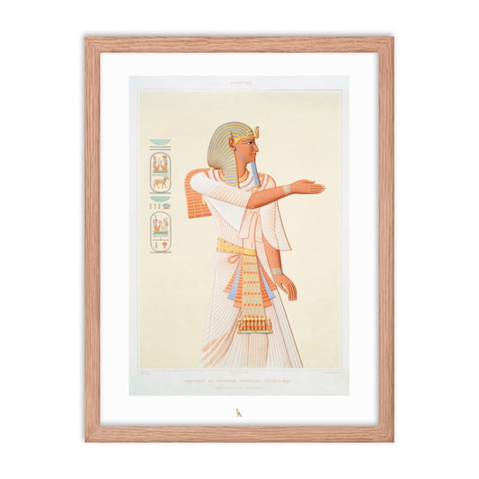 'Pharaoh Merenptah' | 18" x 24" Wood Framed Poster