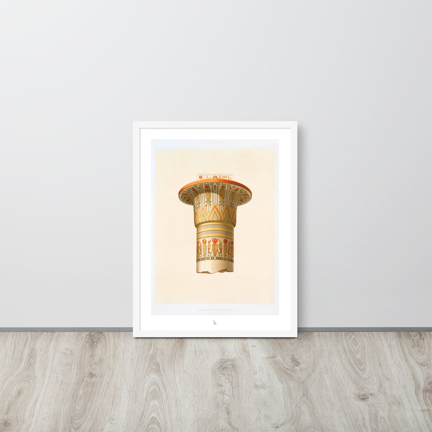 Column of Ramesseum (Thebes) | 18" x 24" Wood Framed Poster