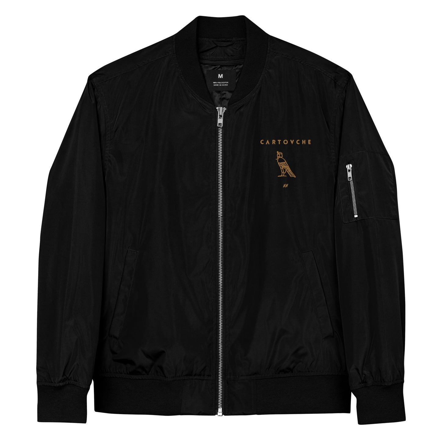 Cartouche Men's Embroidered Bomber Jacket