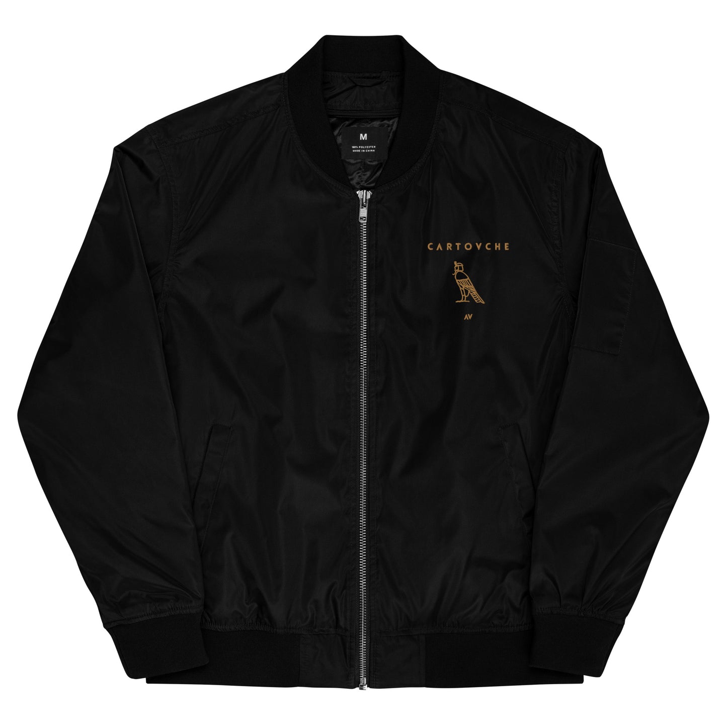 Cartouche Men's Embroidered Bomber Jacket