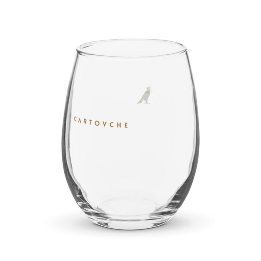 Cartouche 15oz Stemless Wine Glass