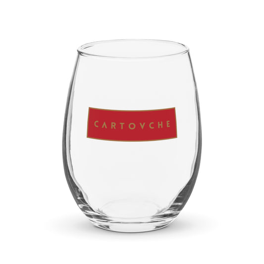 Cartouche 15oz Stemless Wine Glass - Red Label