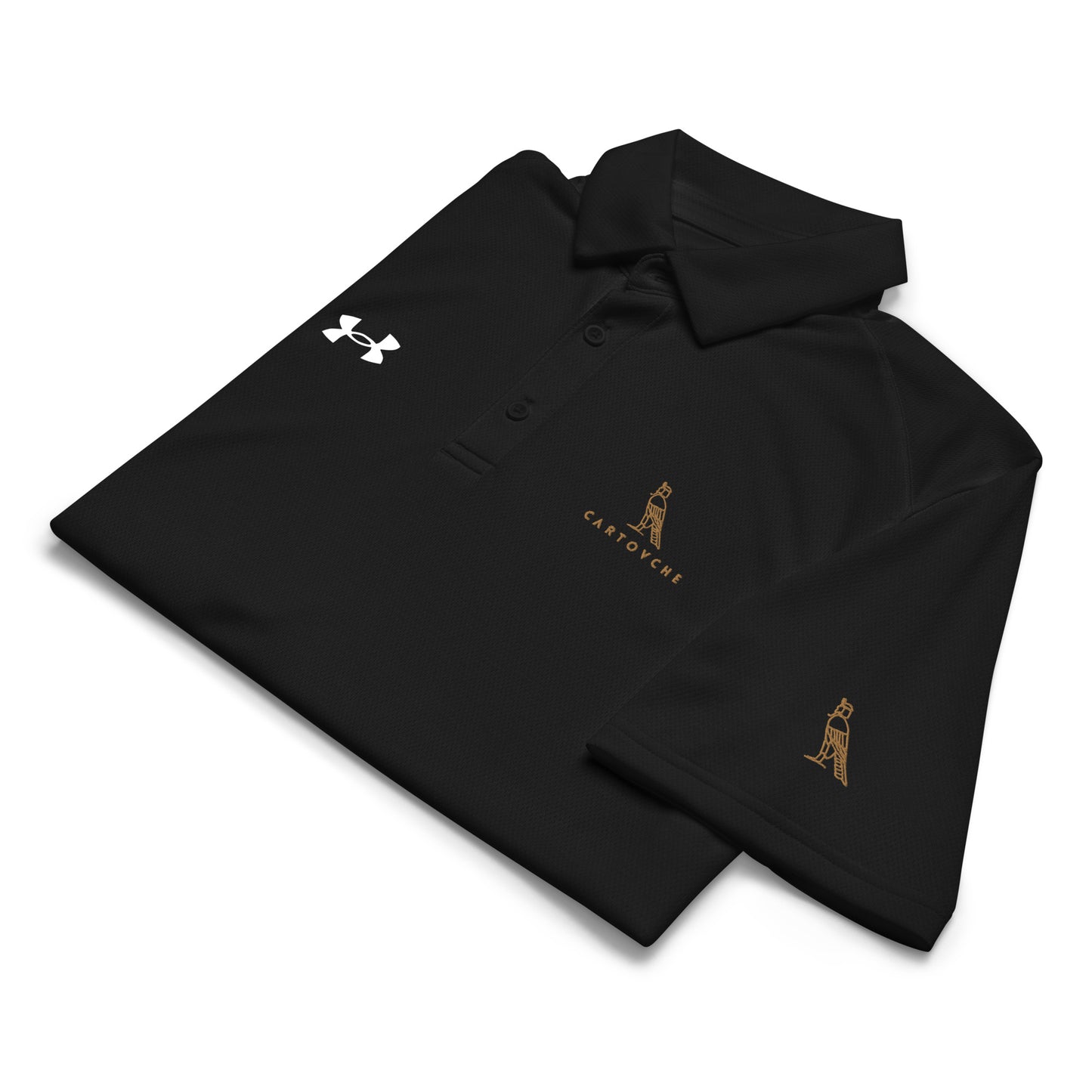 Under Armour® x Cartouche Men's Polo Shirt - Horus + Cartouche Logos