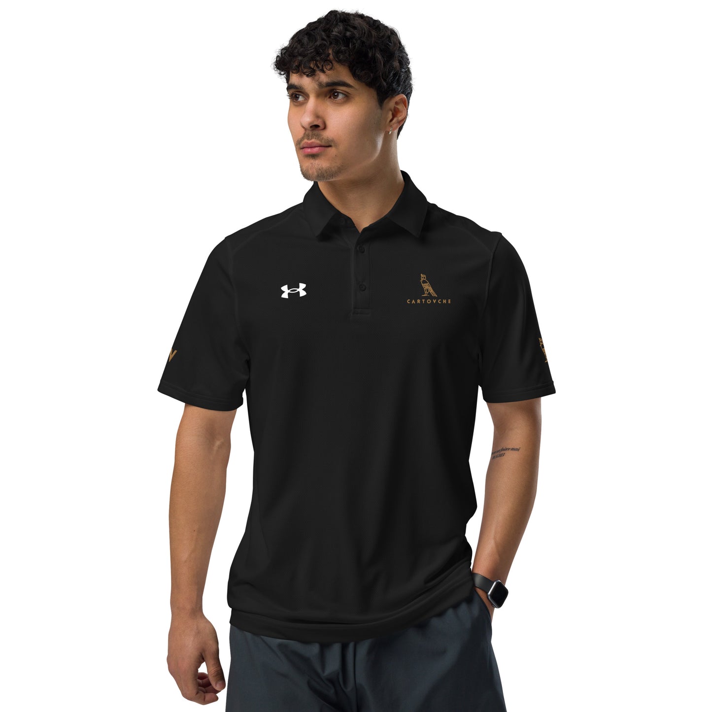 Under Armour® x Cartouche Men's Polo Shirt - Horus + Cartouche Logos