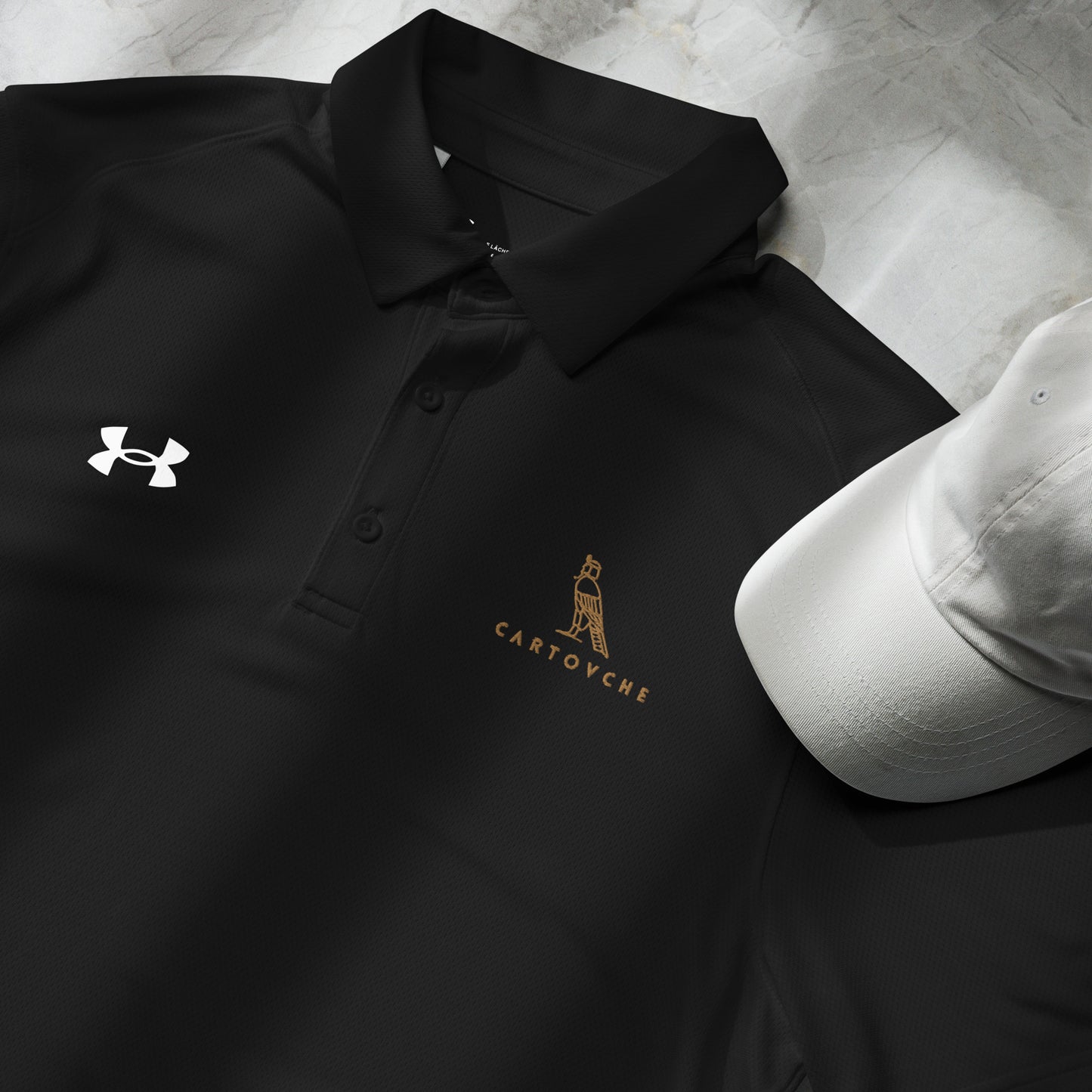 Under Armour® x Cartouche Men's Polo Shirt - Horus + Cartouche Logos