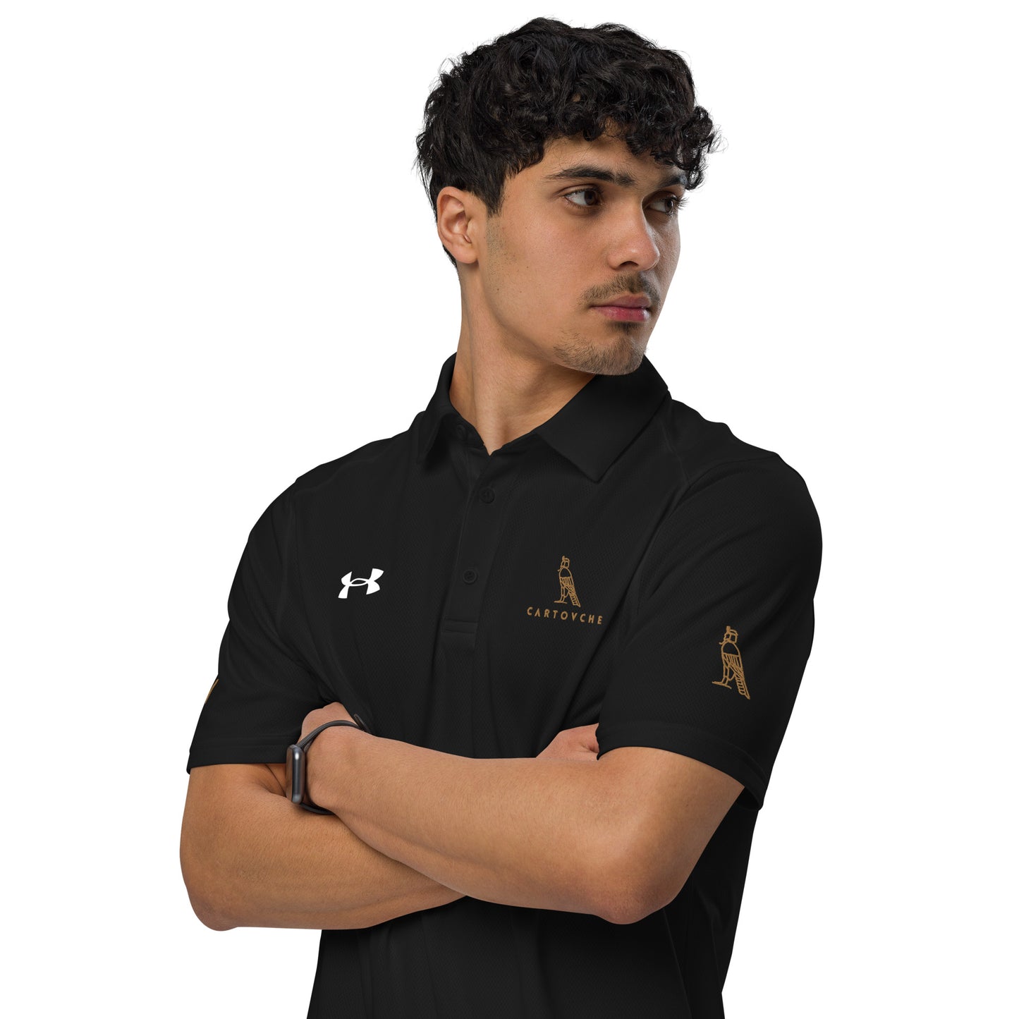 Under Armour® x Cartouche Men's Polo Shirt - Horus + Cartouche Logos