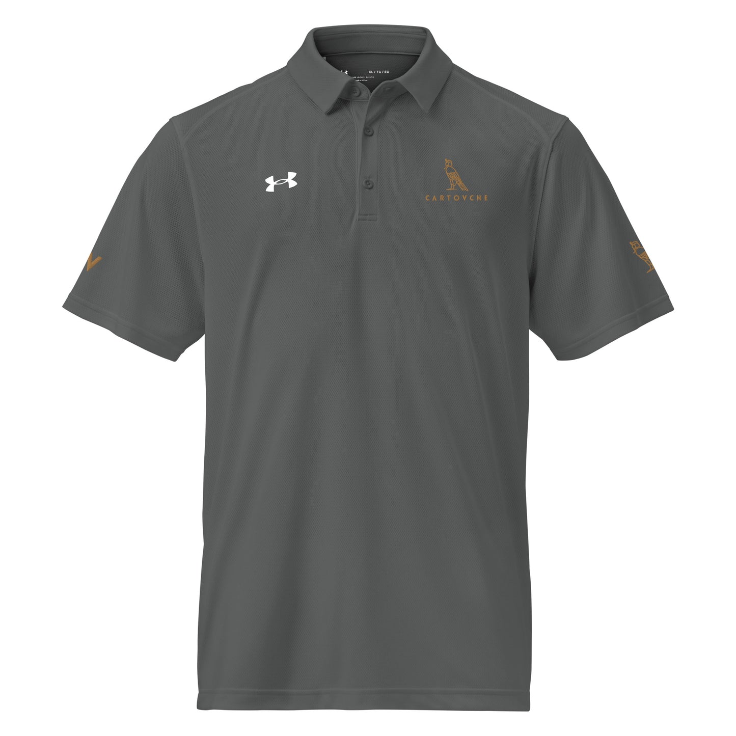 Under Armour® x Cartouche Men's Polo Shirt - Horus + Cartouche Logos