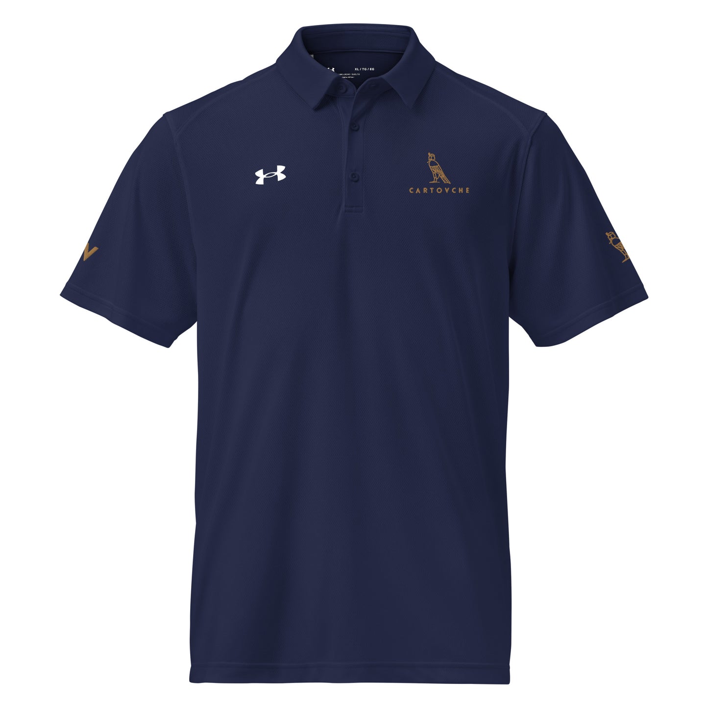 Under Armour® x Cartouche Men's Polo Shirt - Horus + Cartouche Logos