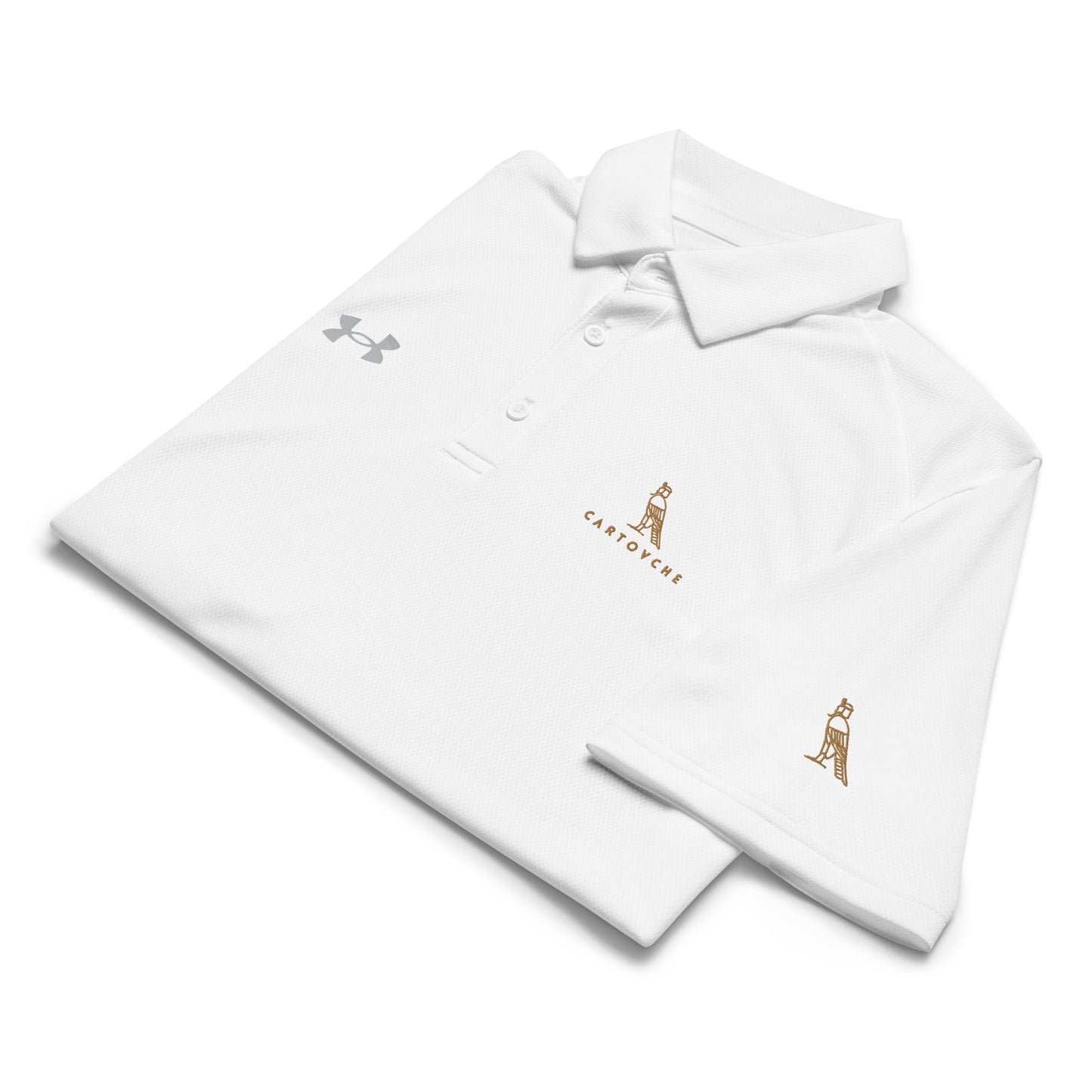 Under Armour® x Cartouche Men's Polo Shirt - Horus + Cartouche Logos