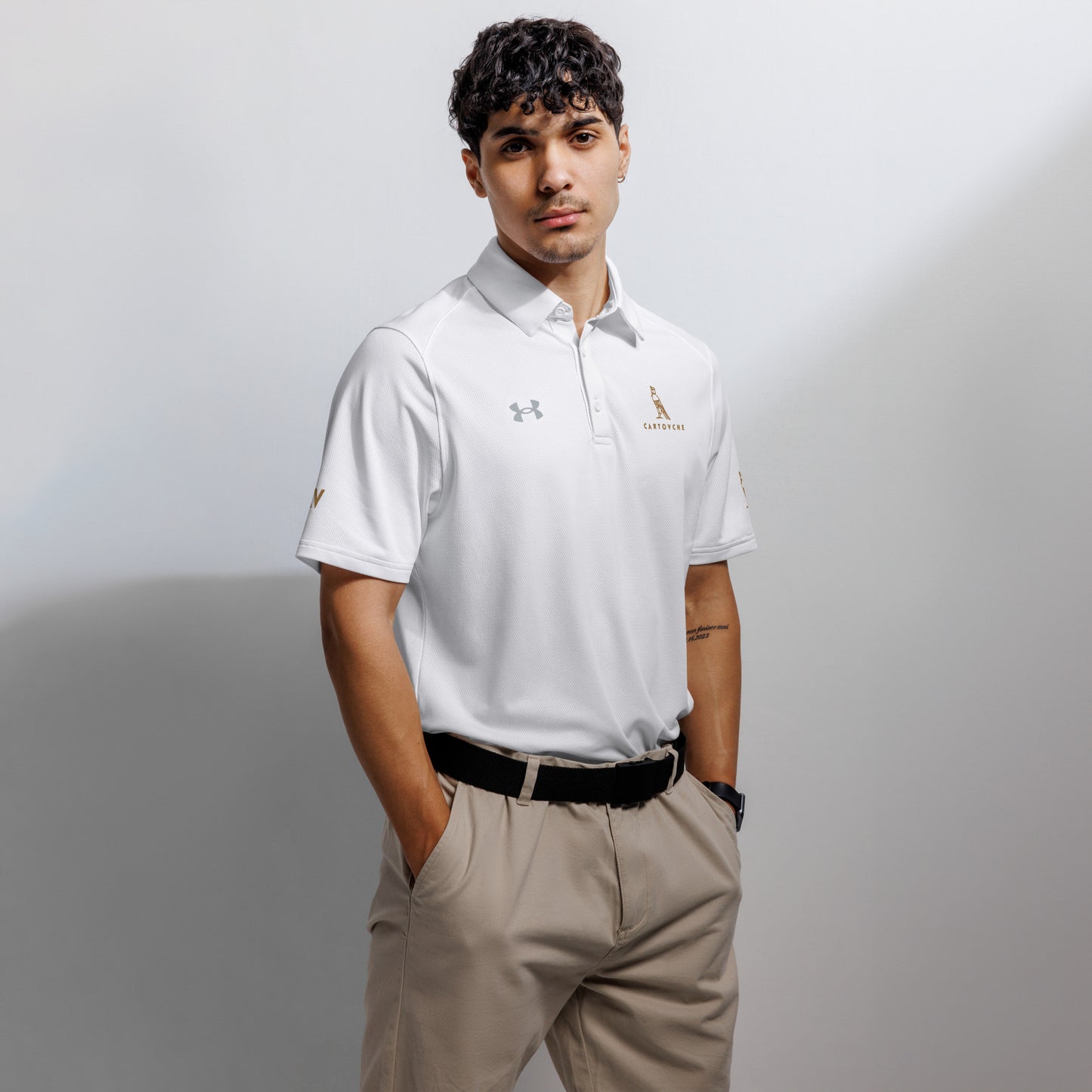 Under Armour® x Cartouche Men's Polo Shirt - Horus + Cartouche Logos