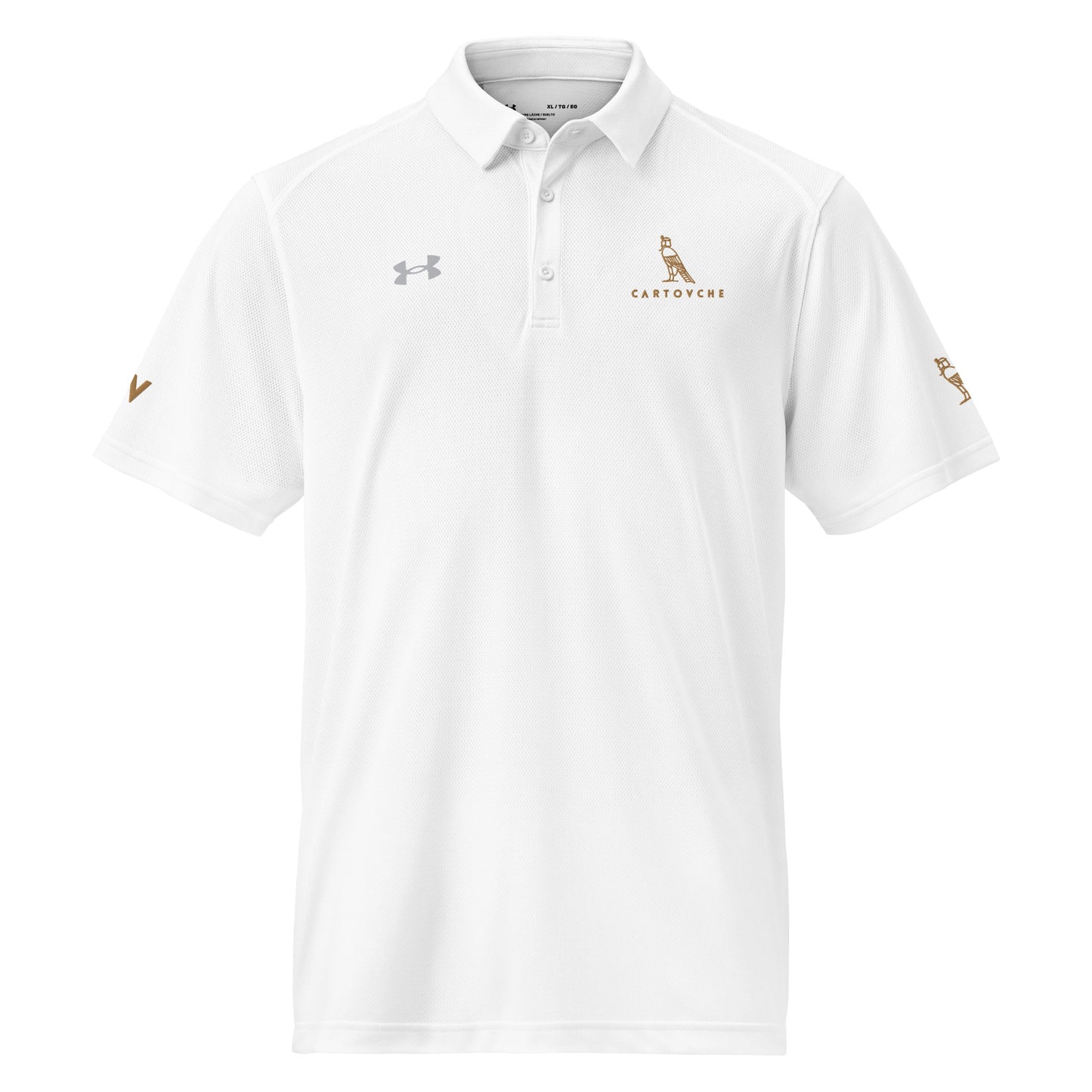 Under Armour® x Cartouche Men's Polo Shirt - Horus + Cartouche Logos